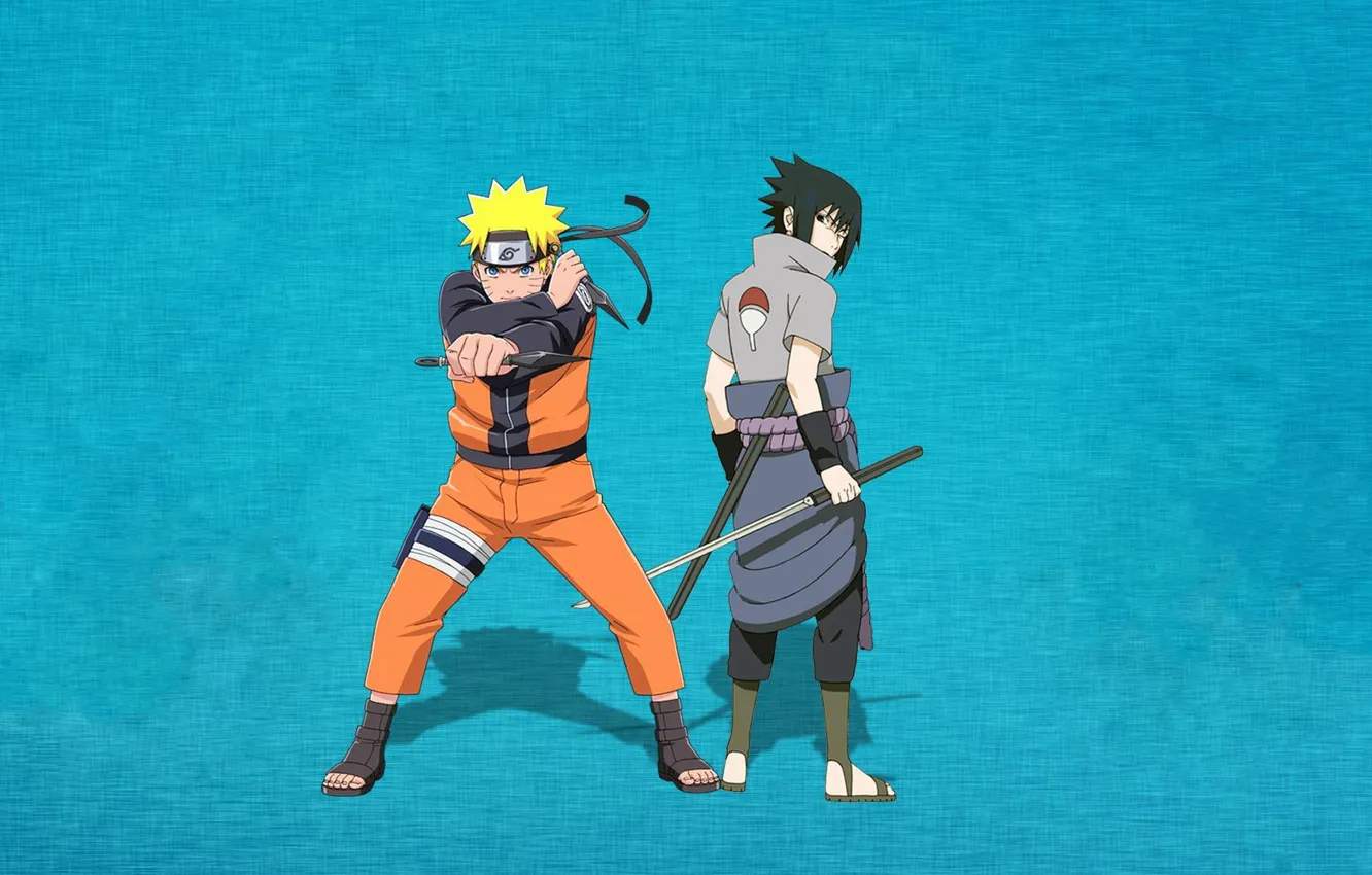 Photo wallpaper Anime, Sasuke, Naruto