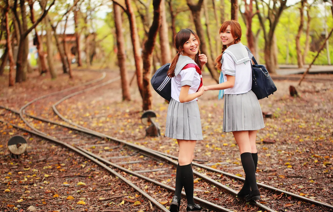 Photo wallpaper summer, face, smile, mood, skirt, legs