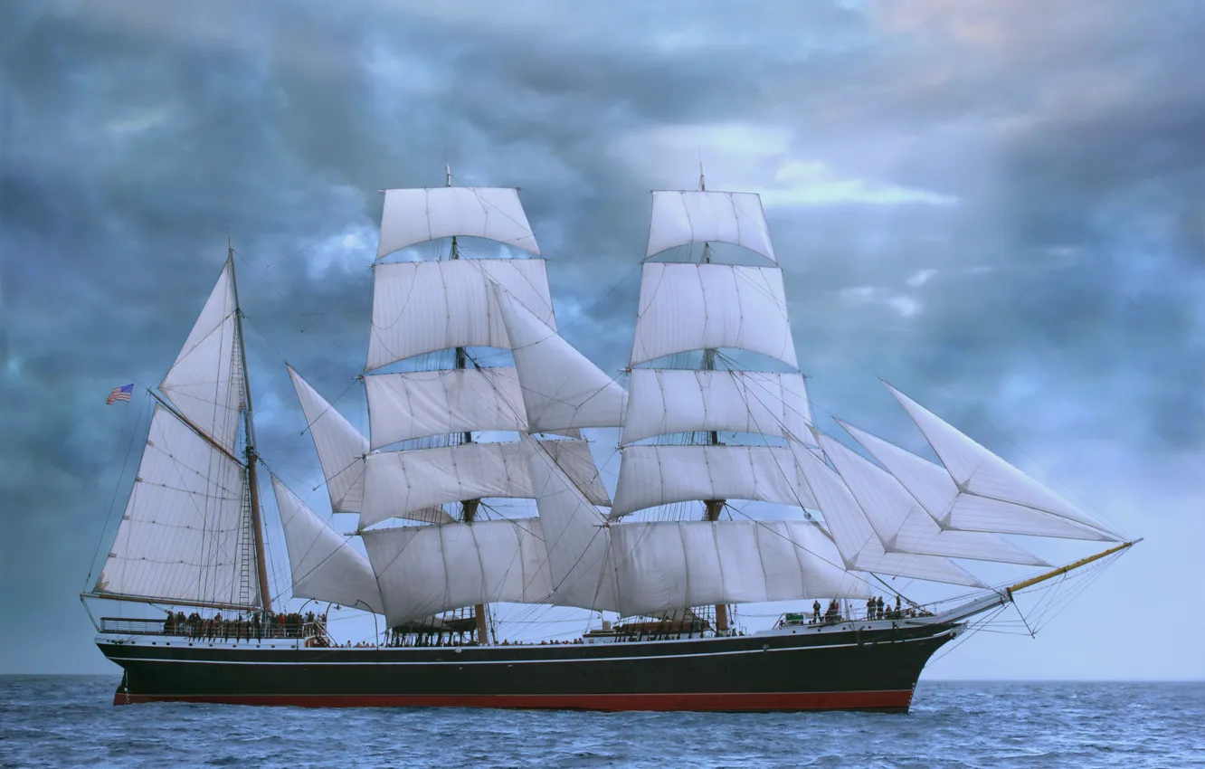 Photo wallpaper ship, sailing, Star of India