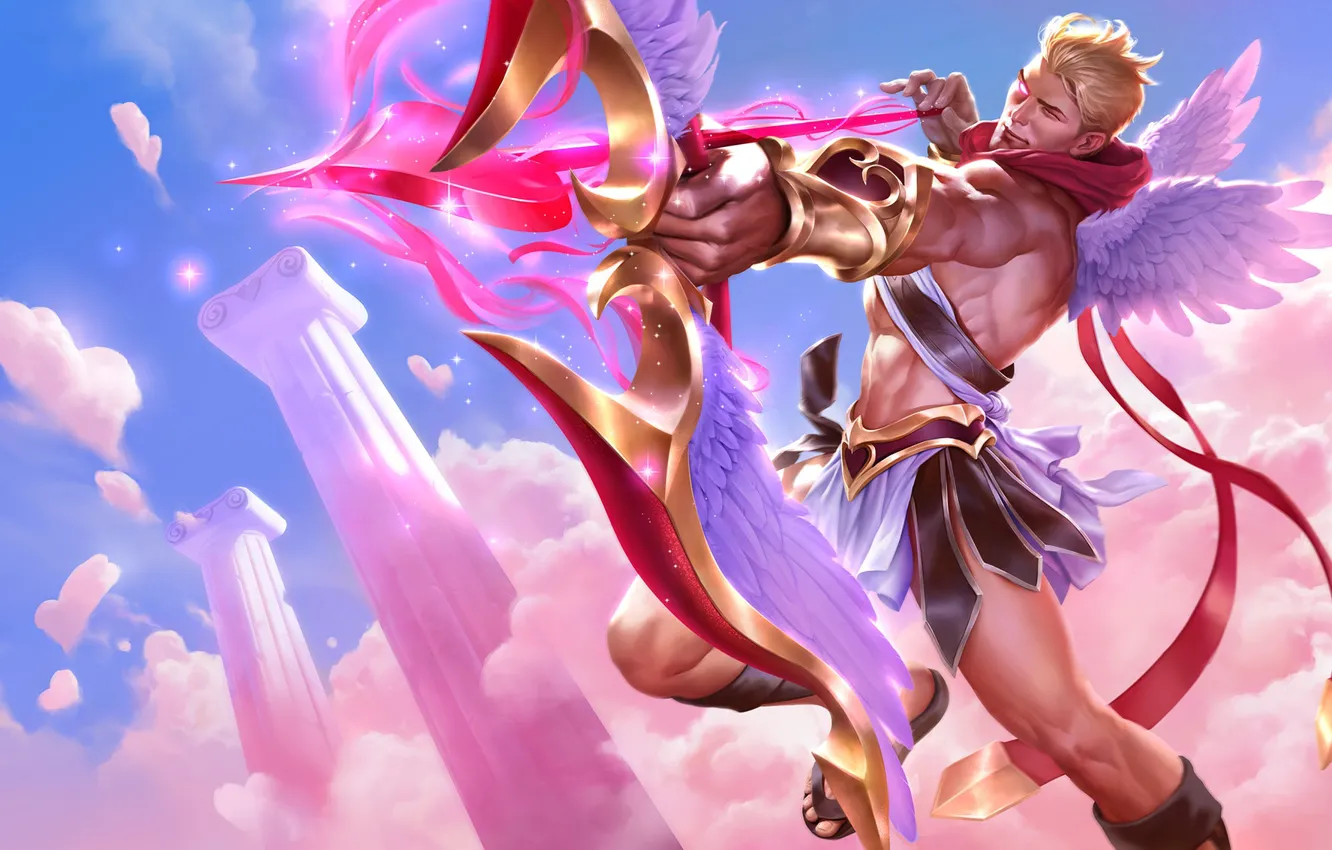 Photo wallpaper the game, art, Archer, Heartseeker Varus - League of Legends, sixmorevodka studio