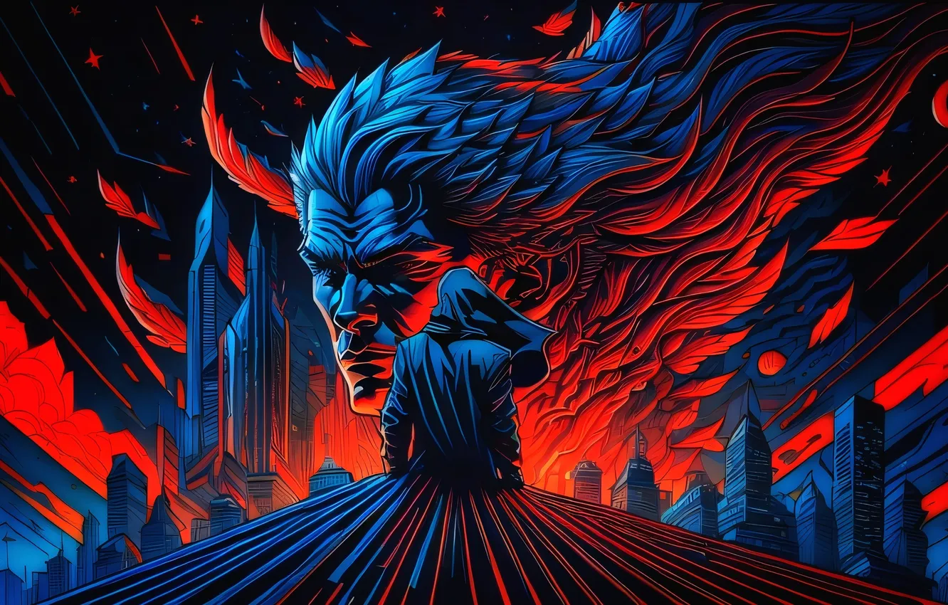 Photo wallpaper original characters, MBJ Creation, animated character