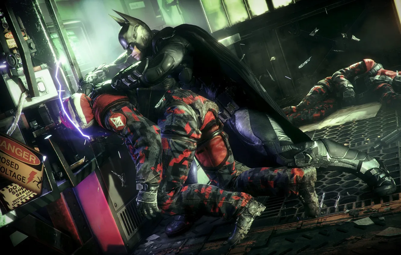 Photo wallpaper city, Batman, Batman, Arkham Knight