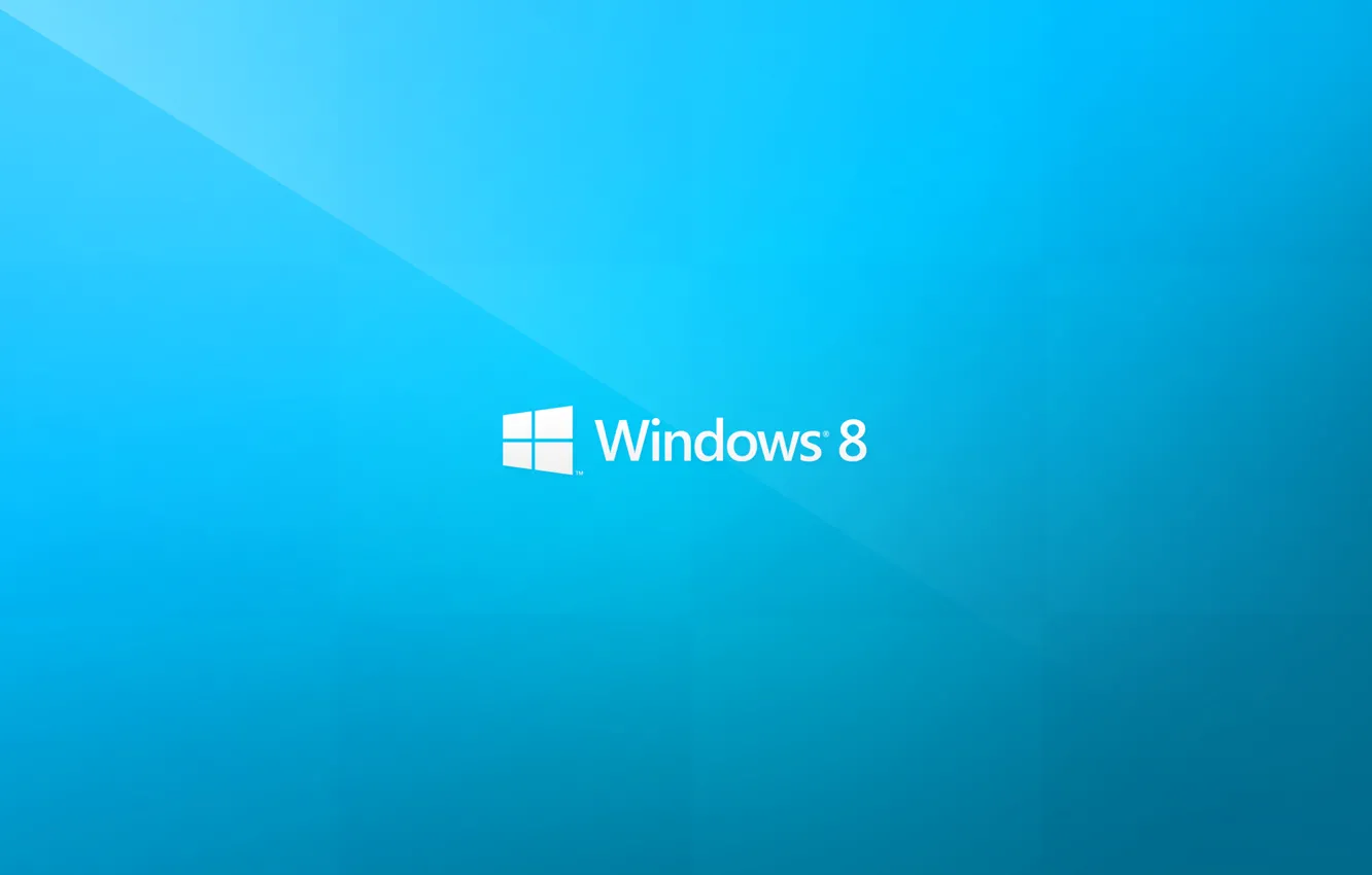 Photo wallpaper logo, microsoft, logo, blue background, blue, brand, hi-tech, windows 8
