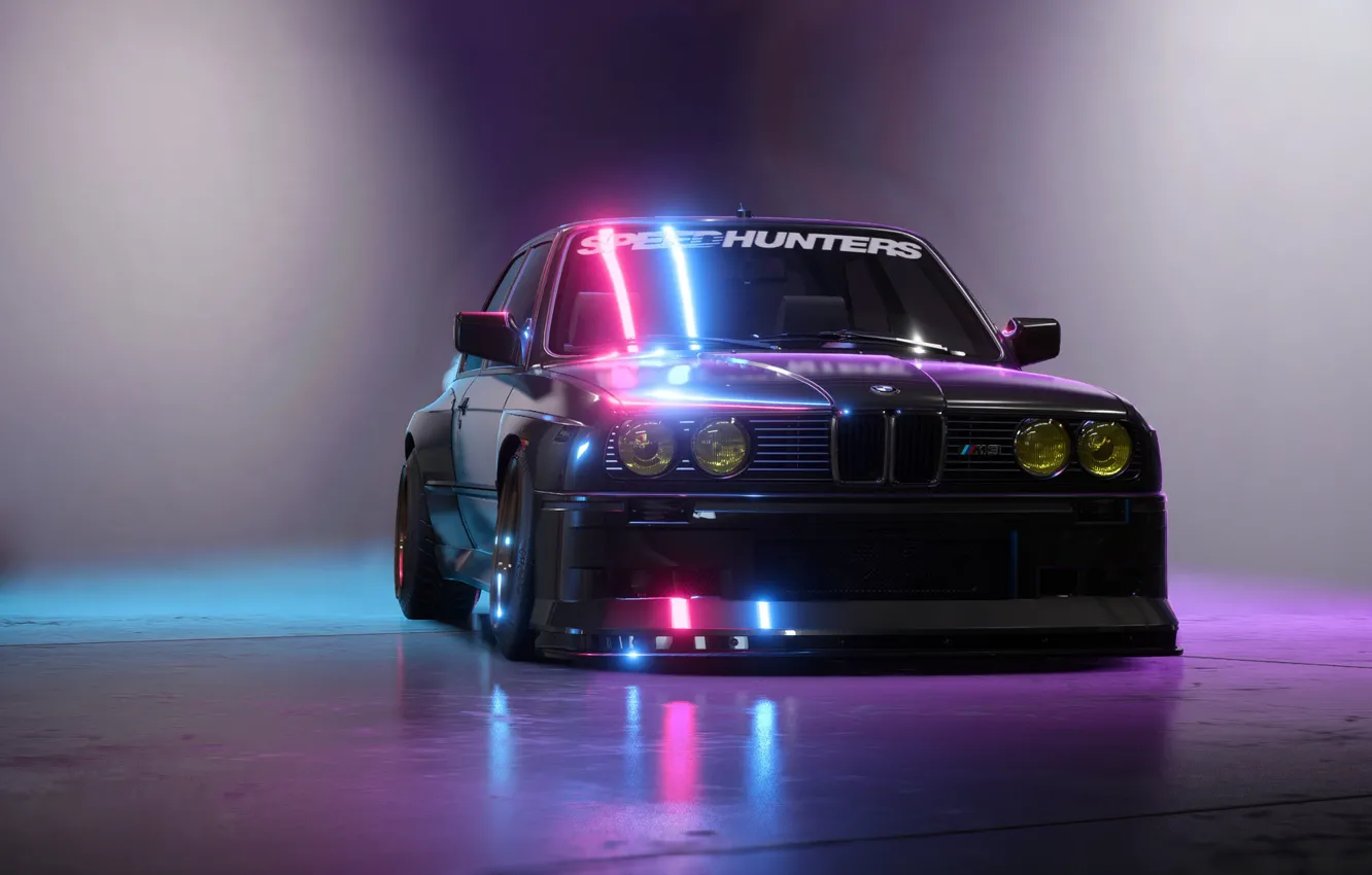 Photo wallpaper machine, auto, rendering, the game, BMW, BMW, nfs, the front
