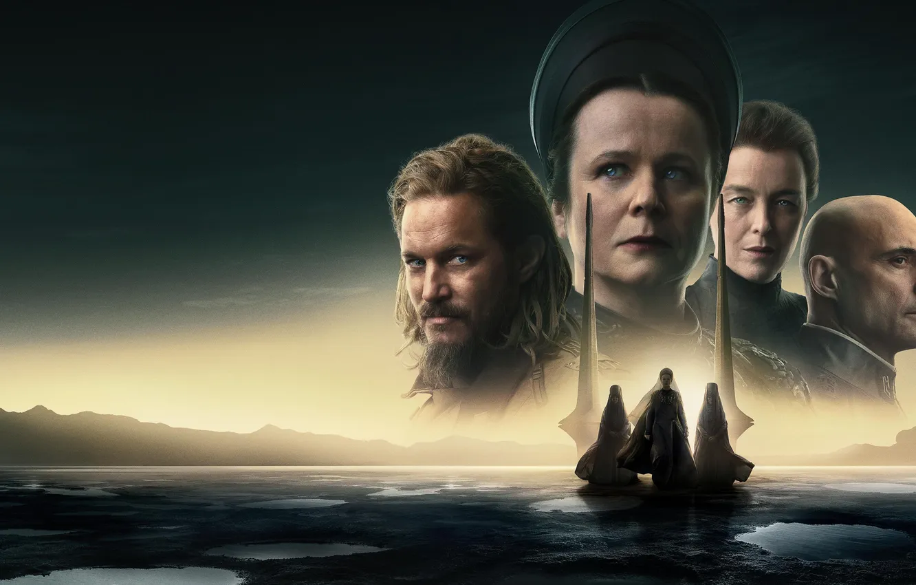 Photo wallpaper movies, Mark Strong, Emily Watson, 2024 Series, Dune: Prophecy, HBO series