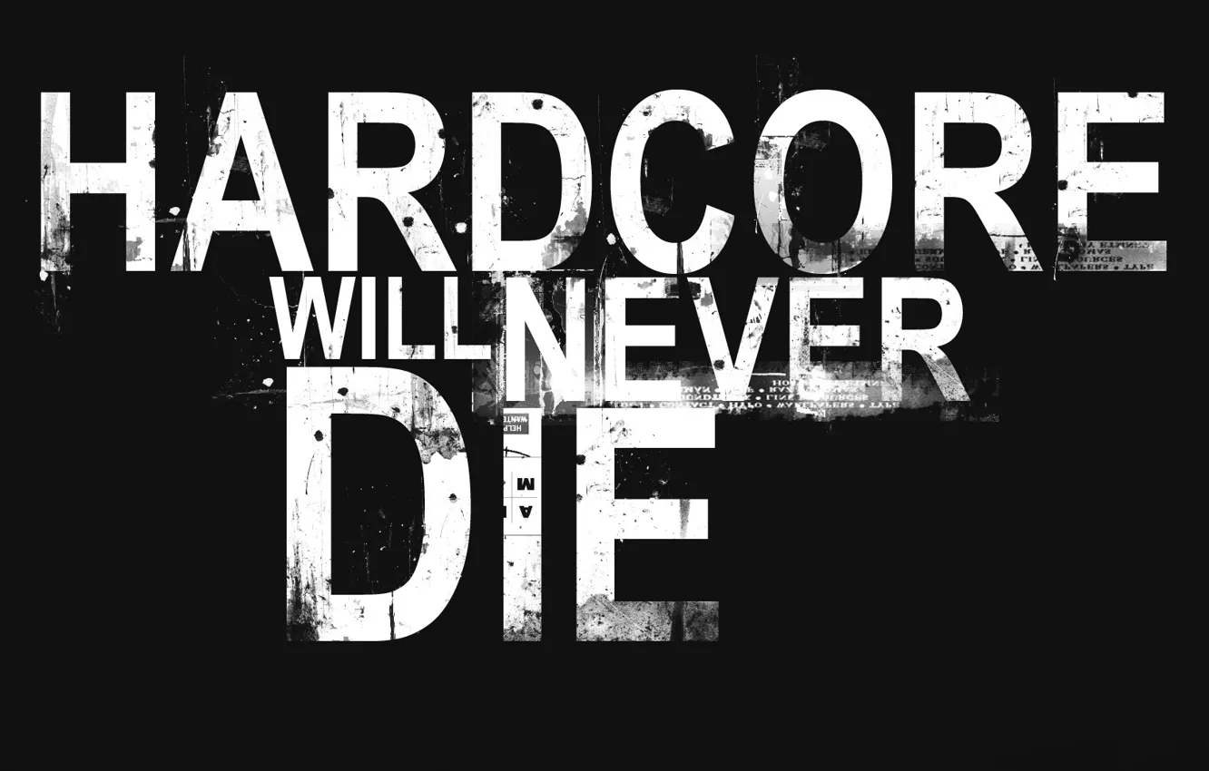 Photo wallpaper black, hardcore, Die