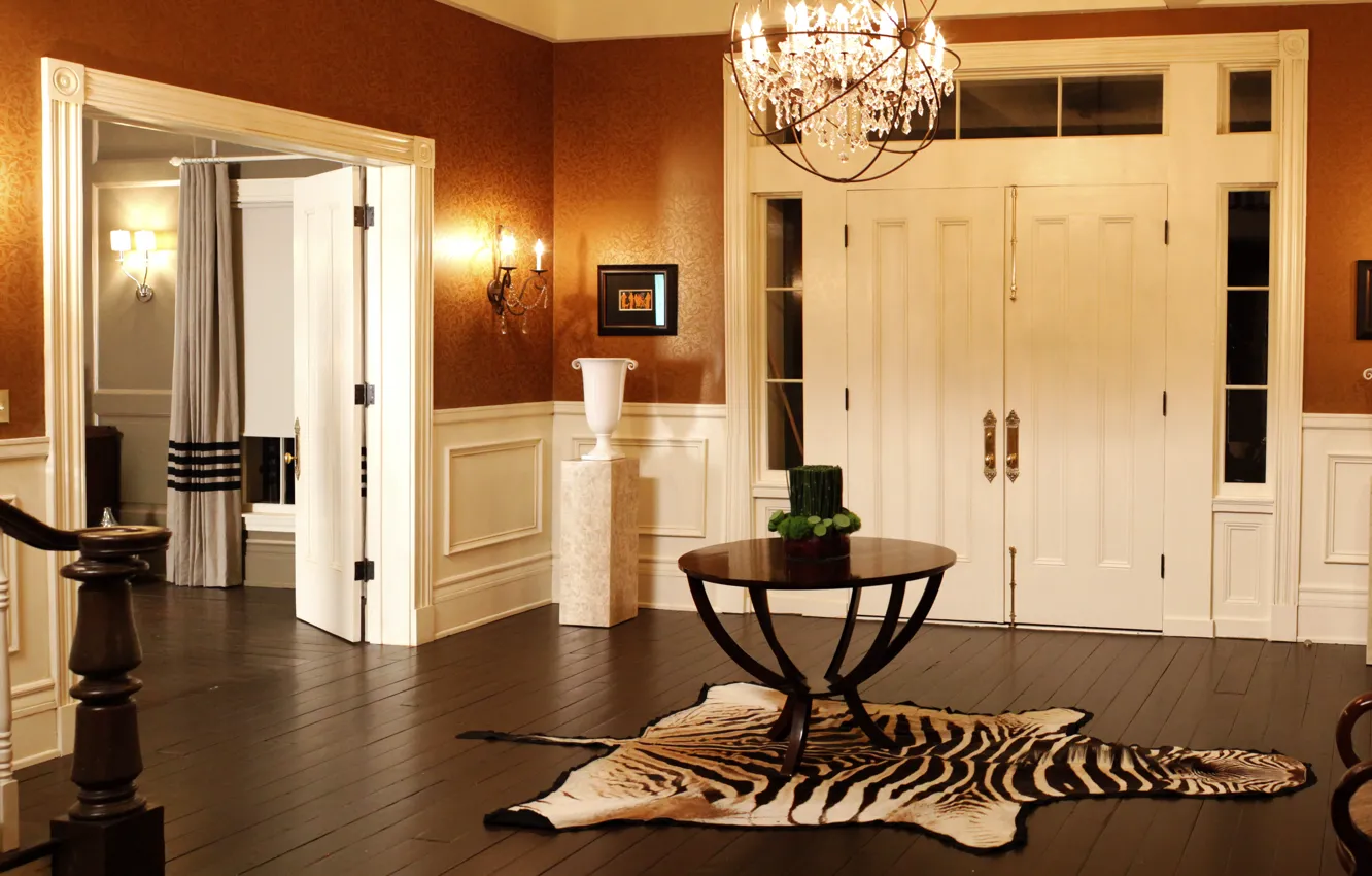 Photo wallpaper design, style, Villa, interior, living space, the lobby