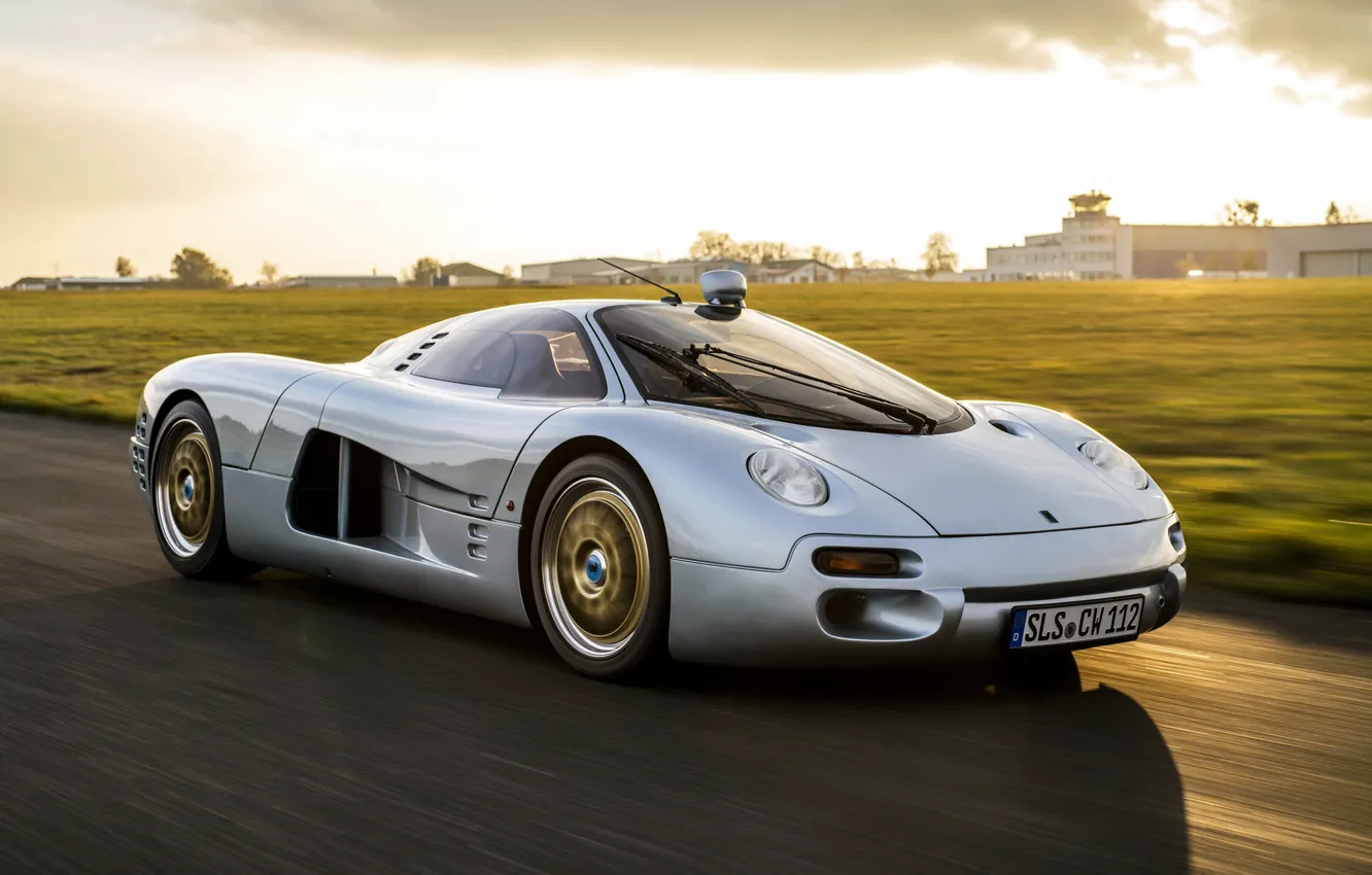 Photo wallpaper Germany, Supercar, the only, Isdera Commendatore 112i, The 90s