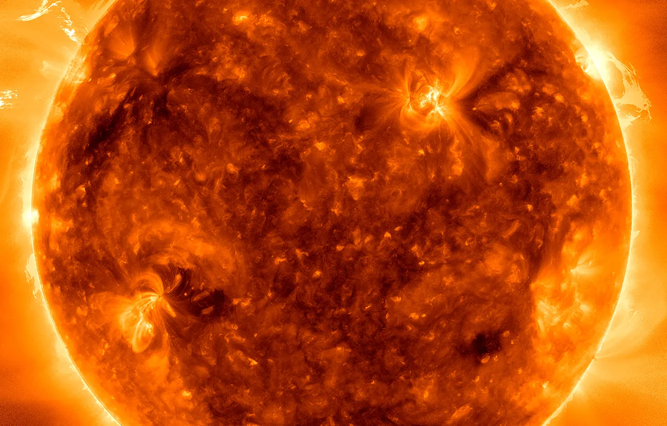 Photo wallpaper the sun, hell, heat, Solar Dynamics Observatory