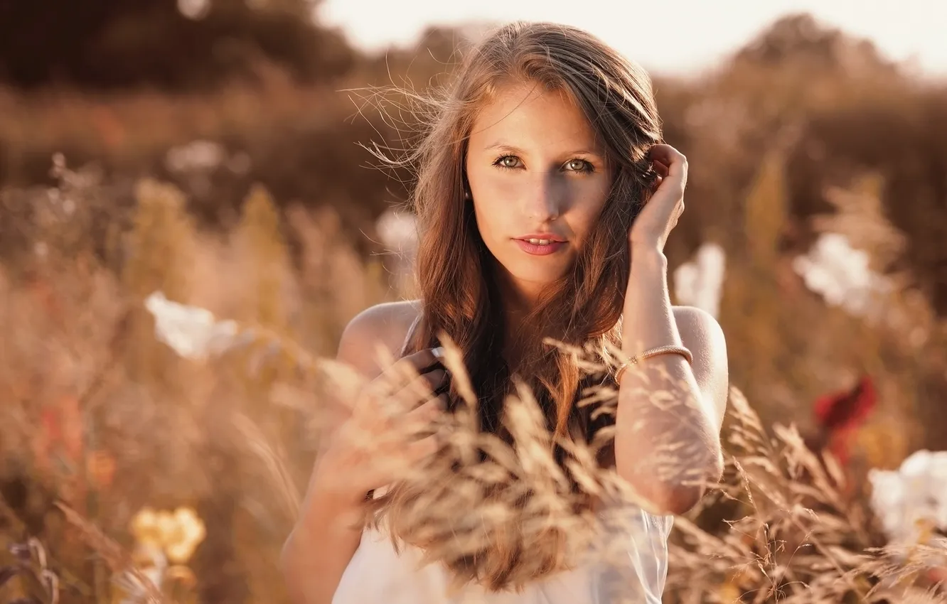 Photo wallpaper portrait, Dominica, sunlight, Martin Kühn