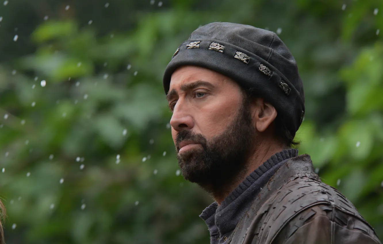 Photo wallpaper hat, blur, Nicolas Cage, beard, Nicolas Cage, In exile, Outcast