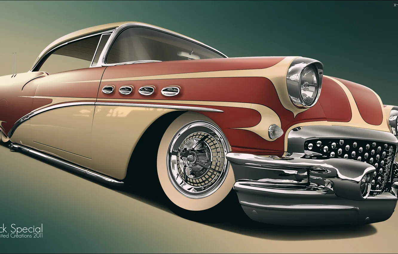 Photo wallpaper retro, art, Buick, Buick