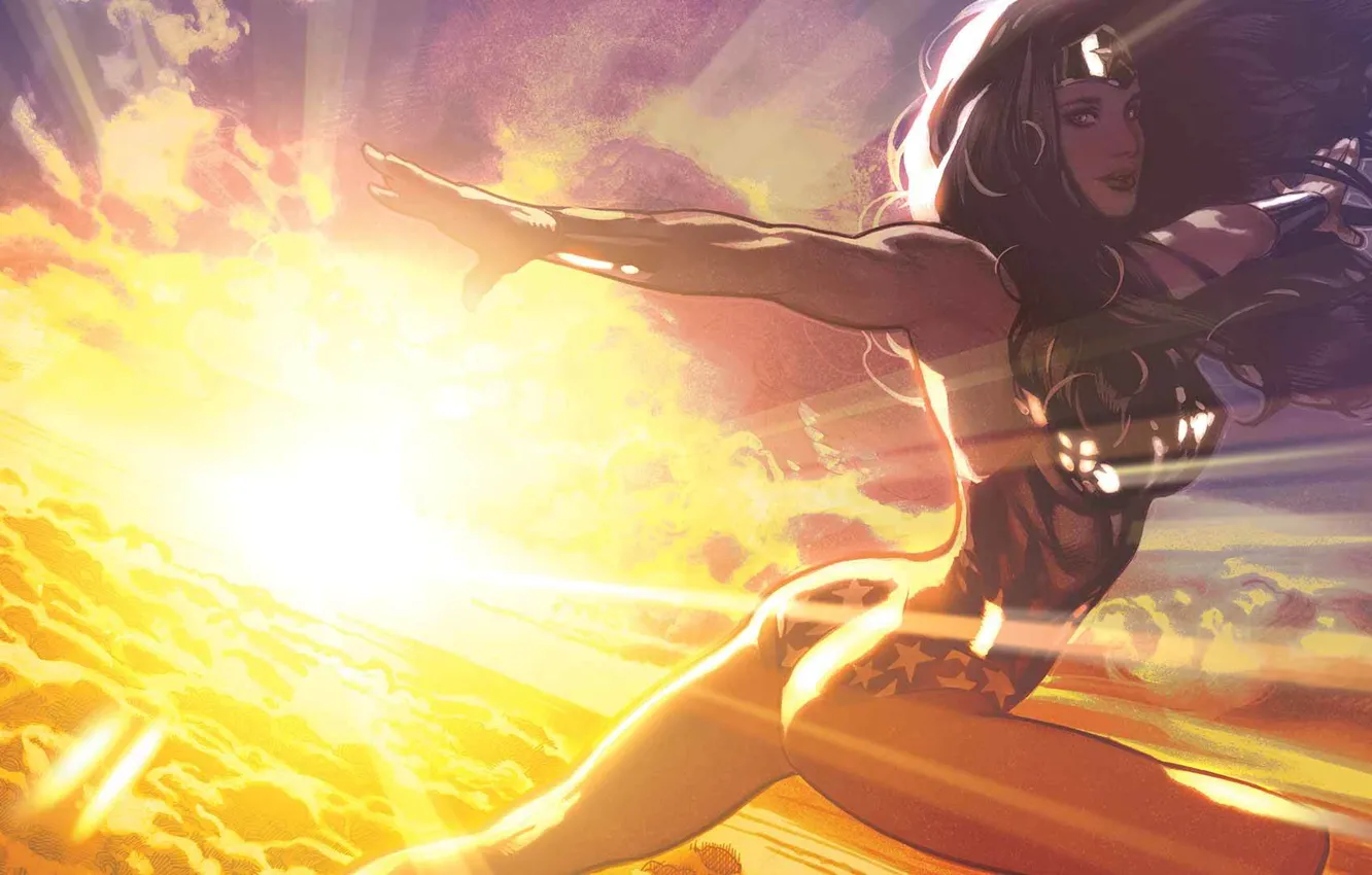 Photo wallpaper Wonder Woman, DC Comics, Diana, Diana, Amazon, Wonder Woman