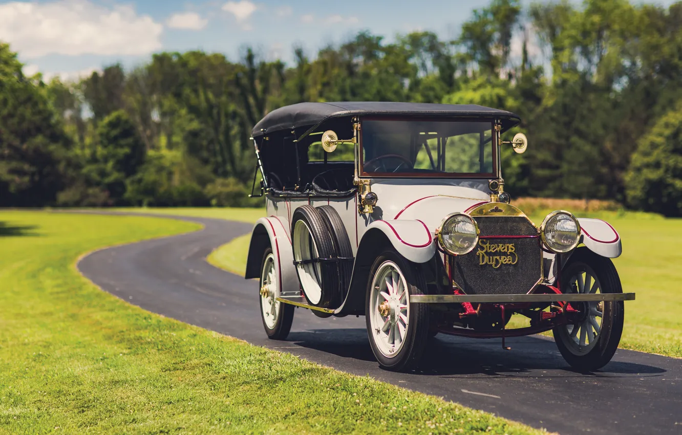 Photo wallpaper Retro, Car, Touring, 1913, Model C-Six 5-passenger, Stevens-Duryea