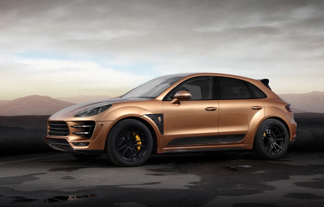 Photo wallpaper car, Porsche, tuning, Ball Wed, Macan, Aurum, URSA