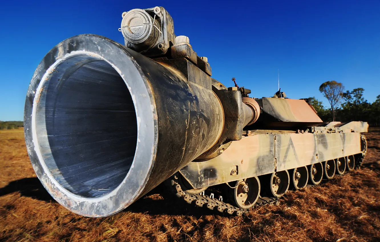 Photo wallpaper weapons, tank, Abrams