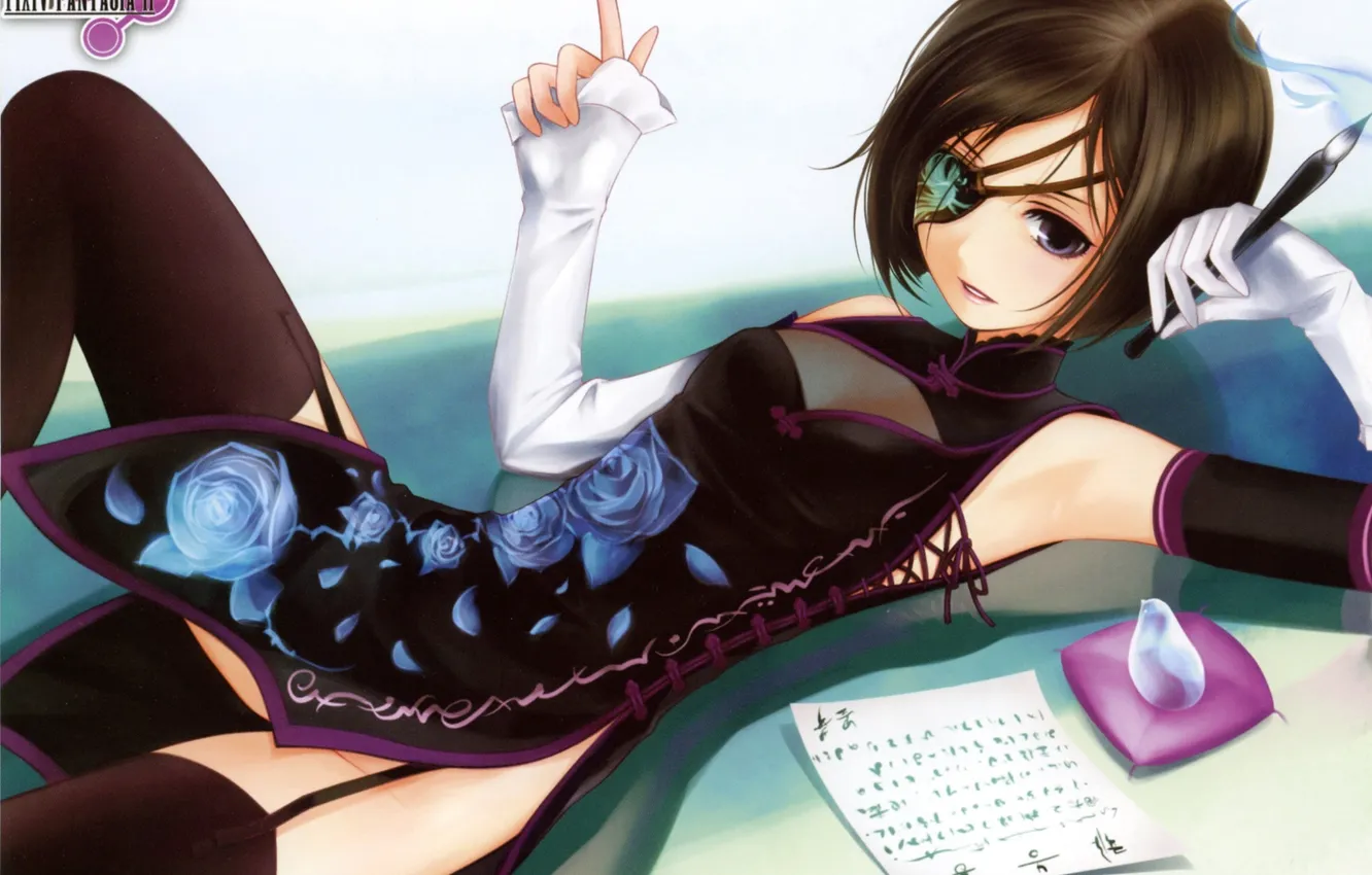 Photo wallpaper letter, dress, girl