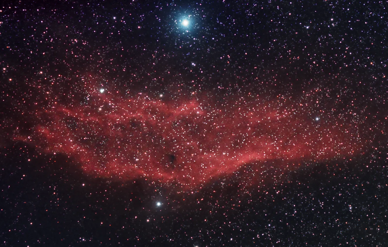 Photo wallpaper space, stars, California Nebula, The California Nebula