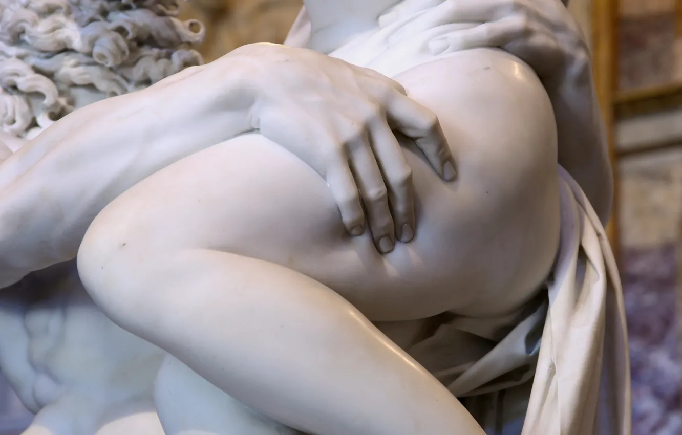 Photo wallpaper sculpture, Renaissance, fragment, The Abduction Of Proserpine, Giovanni Lorenzo Bernini, Renaissance Era