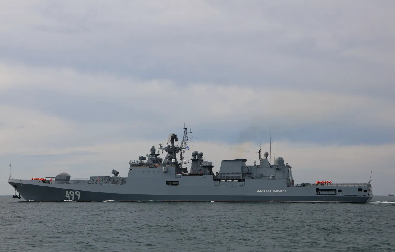 Photo wallpaper frigate, Admiral Makarov, author Novice1975