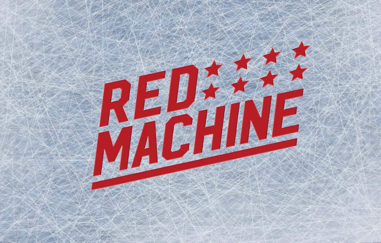 Photo wallpaper ice, machine, stars, red, letters, background, the inscription, minimalism