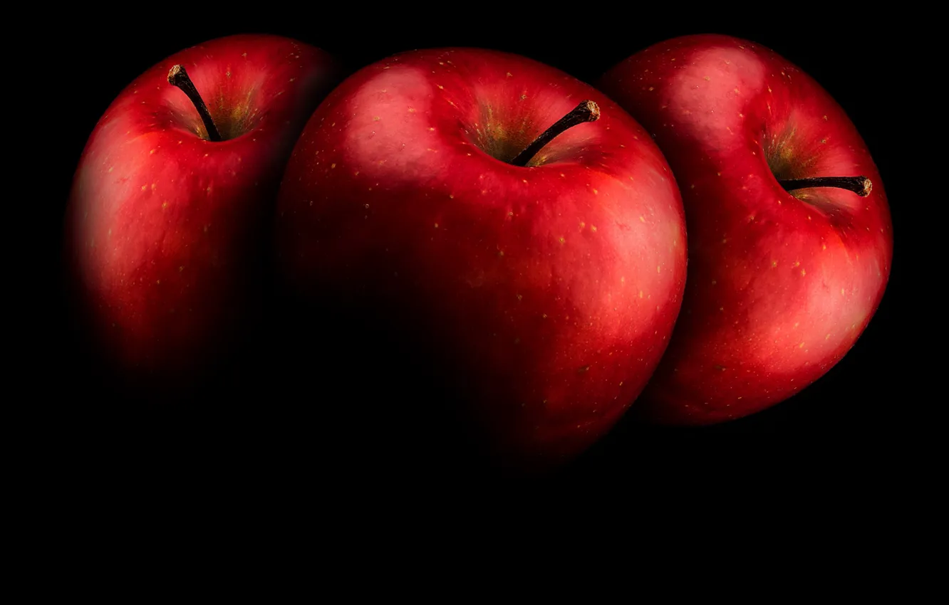 Photo wallpaper apple, red, fruit, vitamin