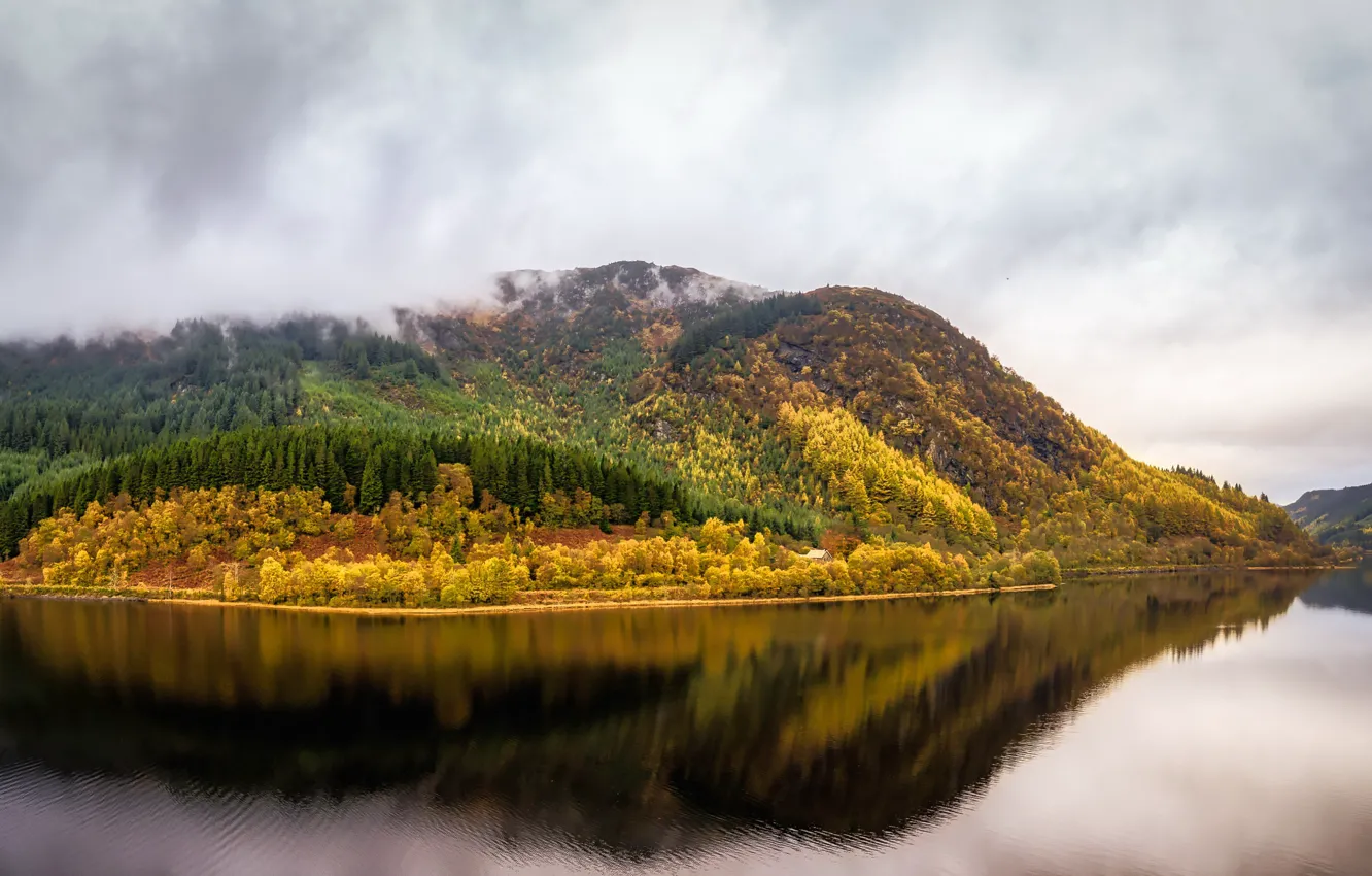 Photo wallpaper Scotland, United Kingdom, Ardchullarie More