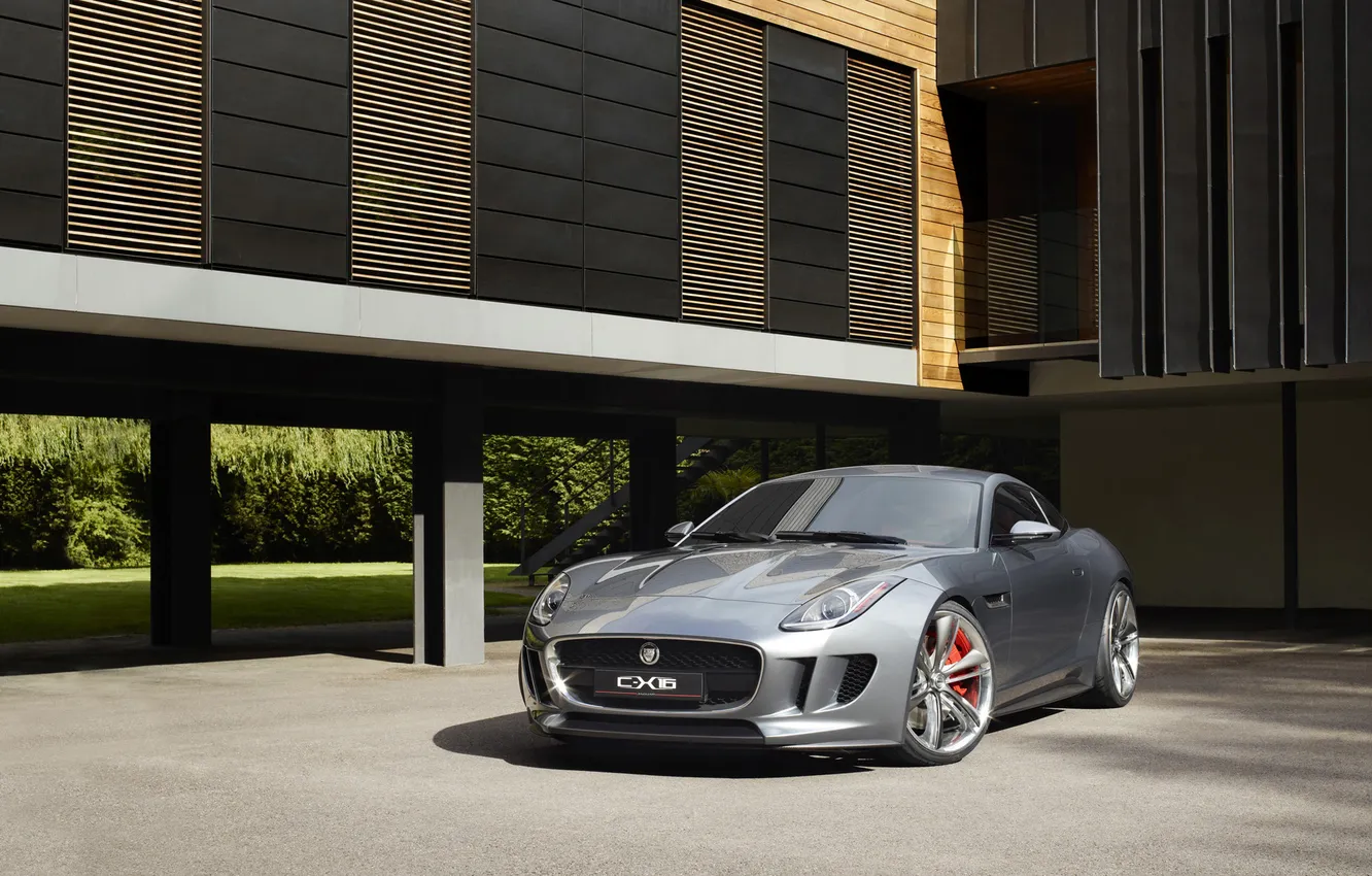 Photo wallpaper Concept, the city, photo, Jaguar, cars, auto, 2011, C-X16