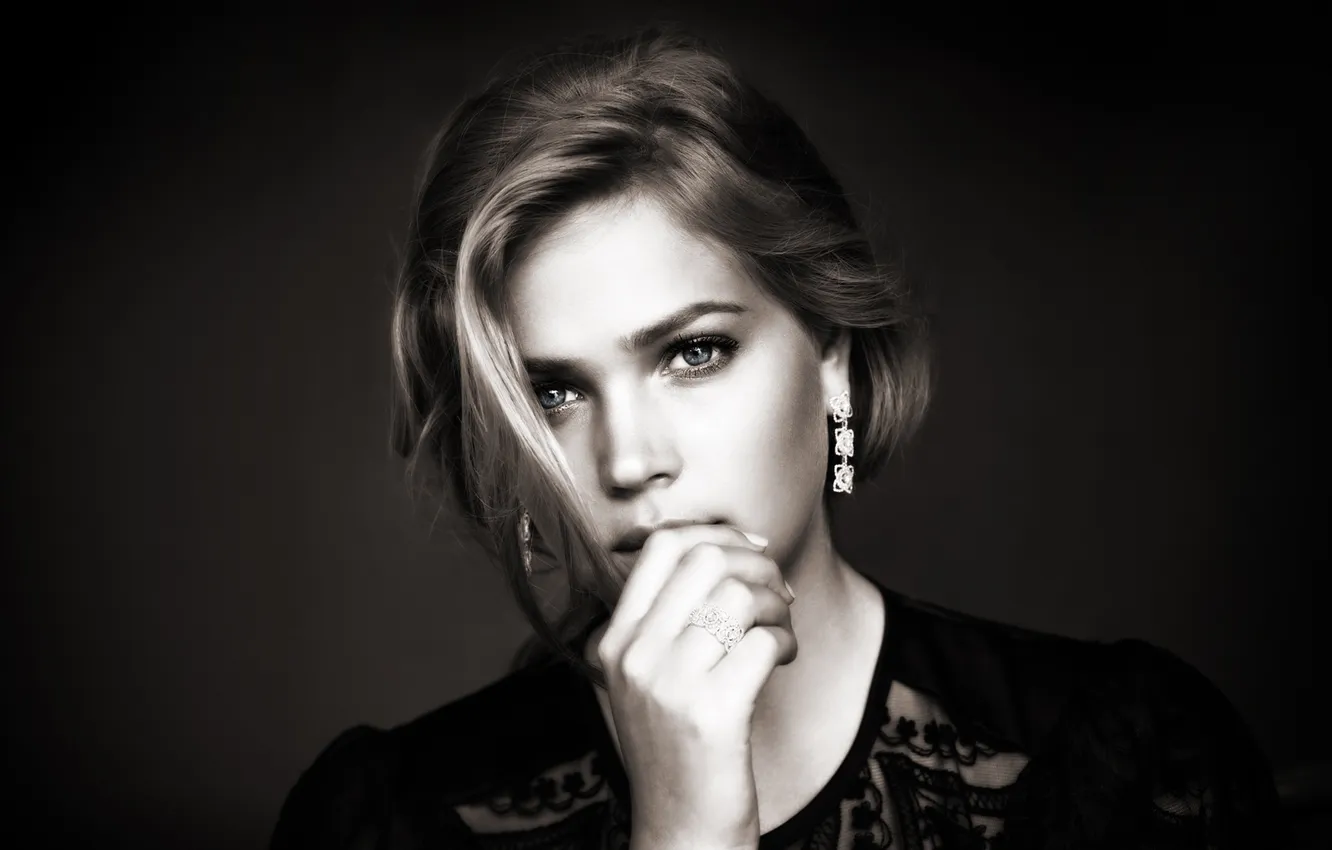 Photo wallpaper look, girl, model, brunette, celebrity, girls Wallpaper, wallpapers, brunette