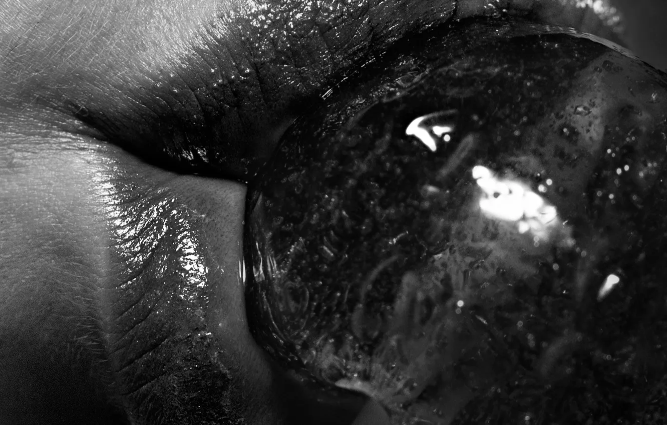 Photo wallpaper candy, lips