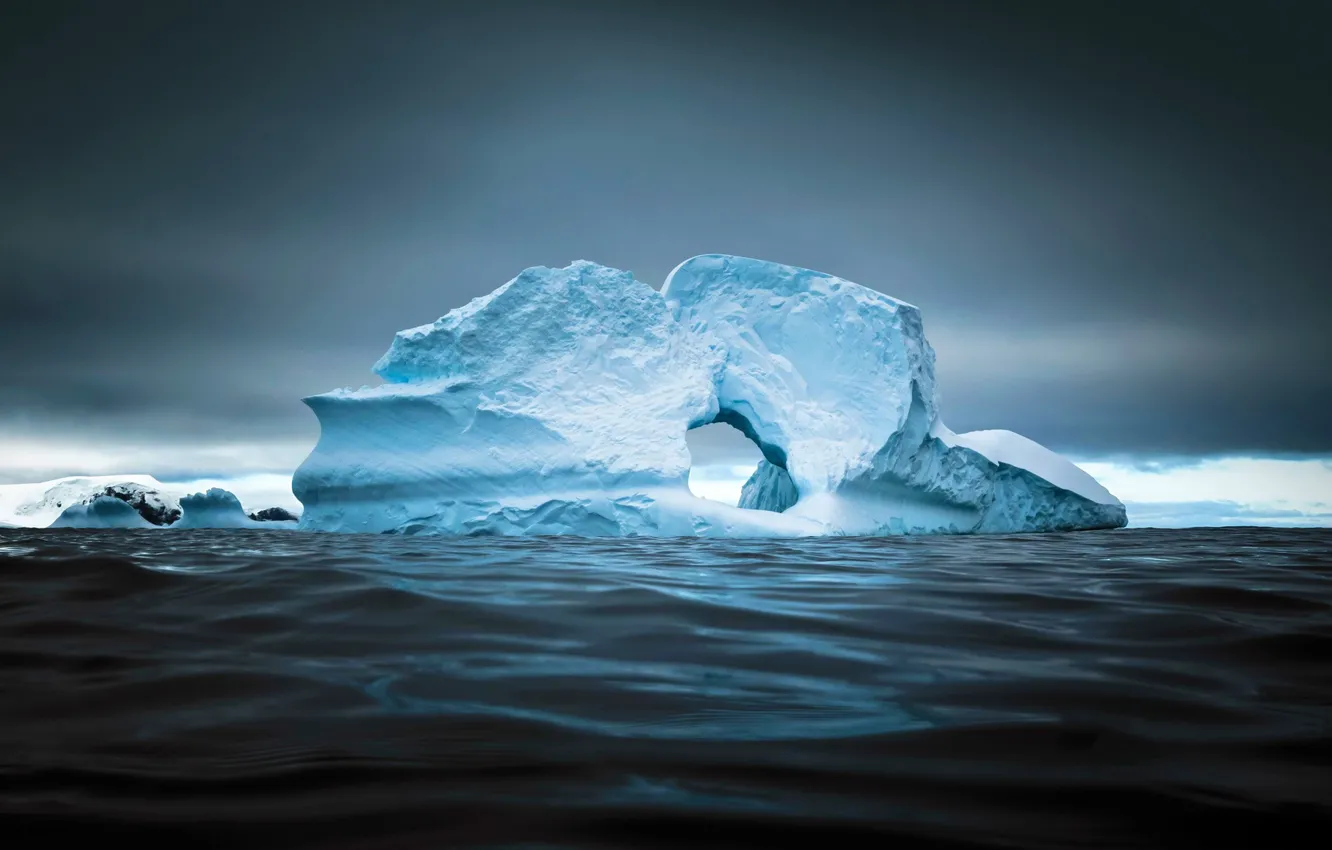Photo wallpaper the ocean, iceberg, Antarctica, Cierva Cove