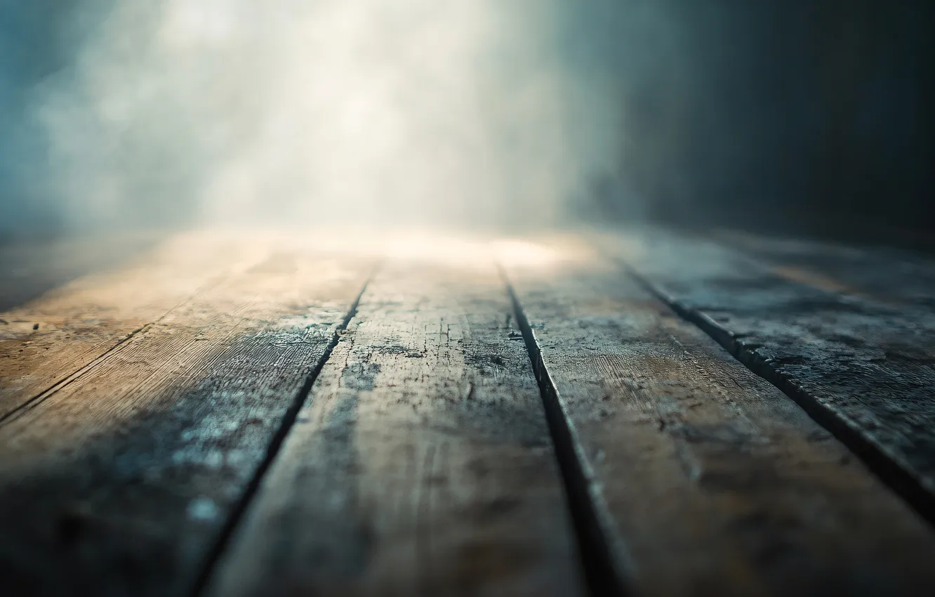 Photo wallpaper fog, Board, AI art, neural network