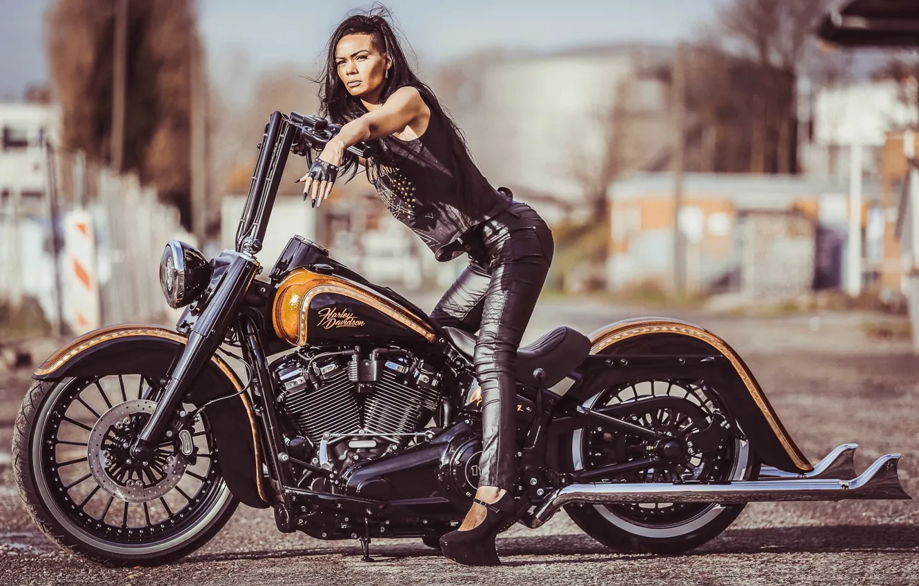 Photo wallpaper Harley-Davidson, Custom, Motorcycle, Thunderbike, By Thunderbike, The Candela, Heavy Road Bike