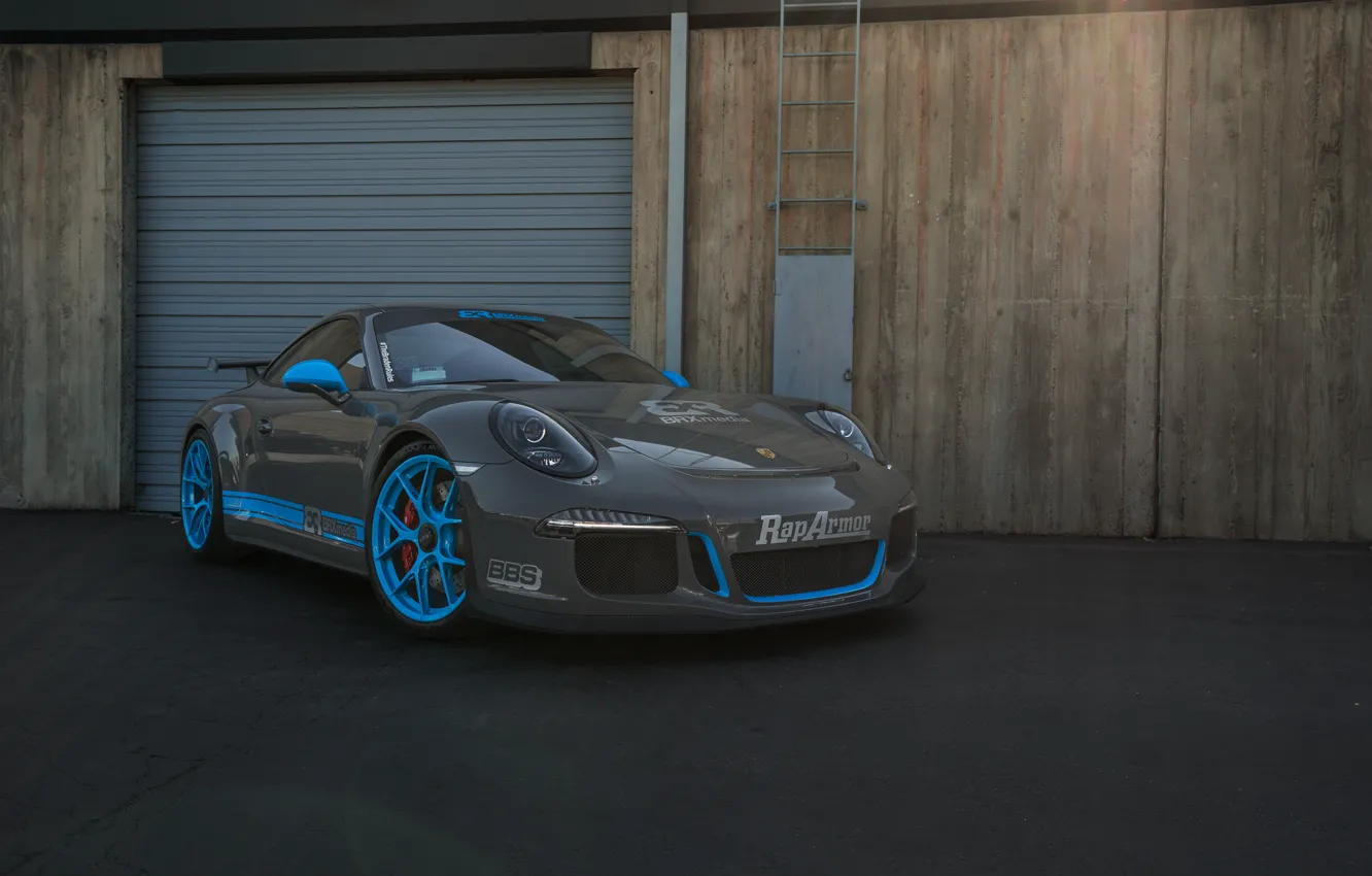 Photo wallpaper 911, Porsche, GT3, 2015