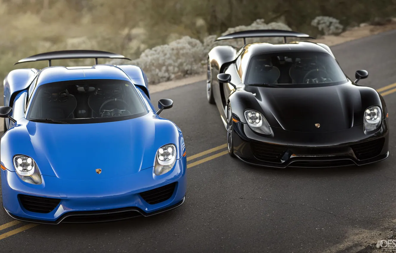 Photo wallpaper Porsche, Spyder, 918