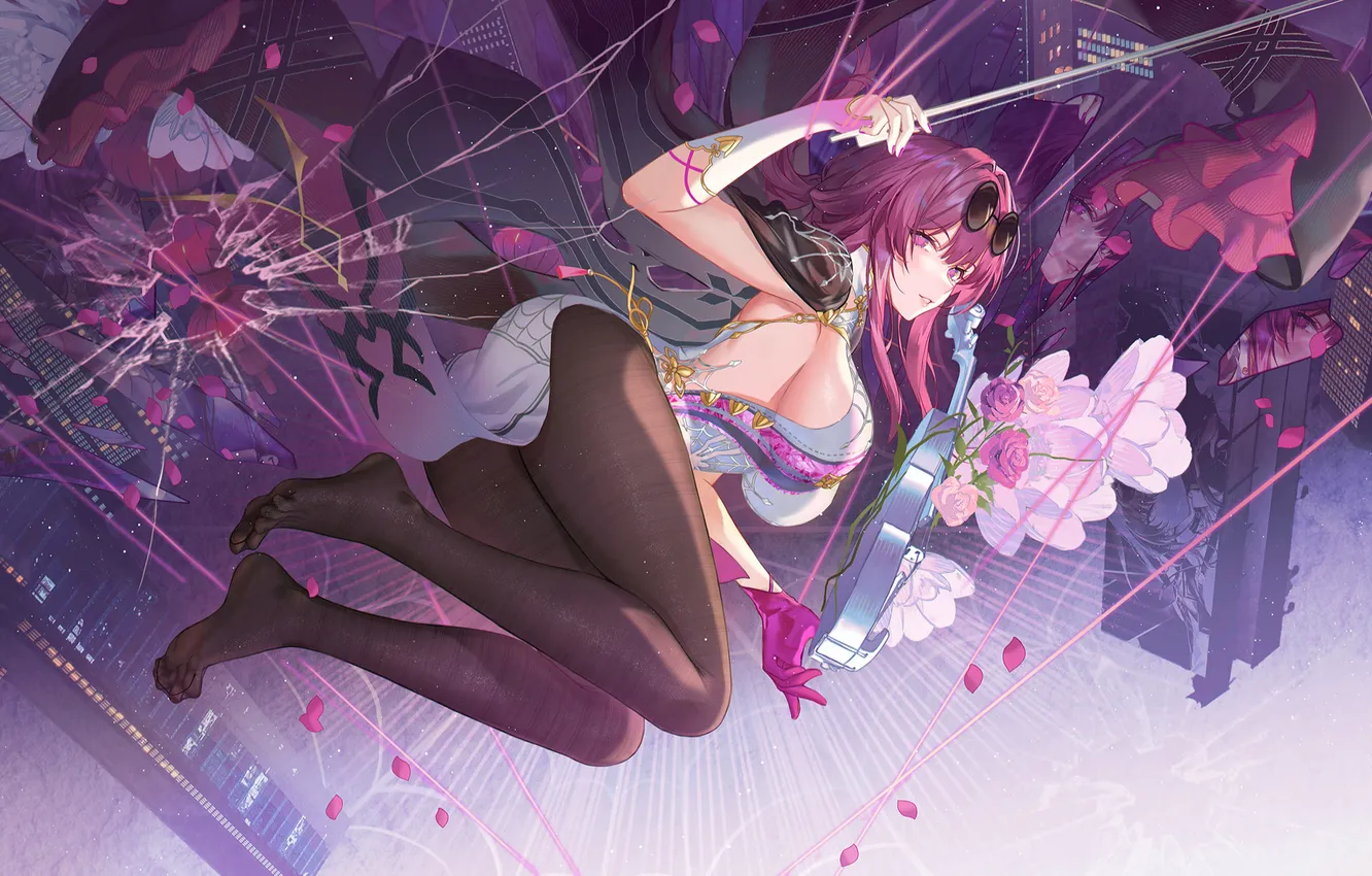 Photo wallpaper girl, violin, home, Franz Kafka, Honkai: Star Rail, honkai (series)