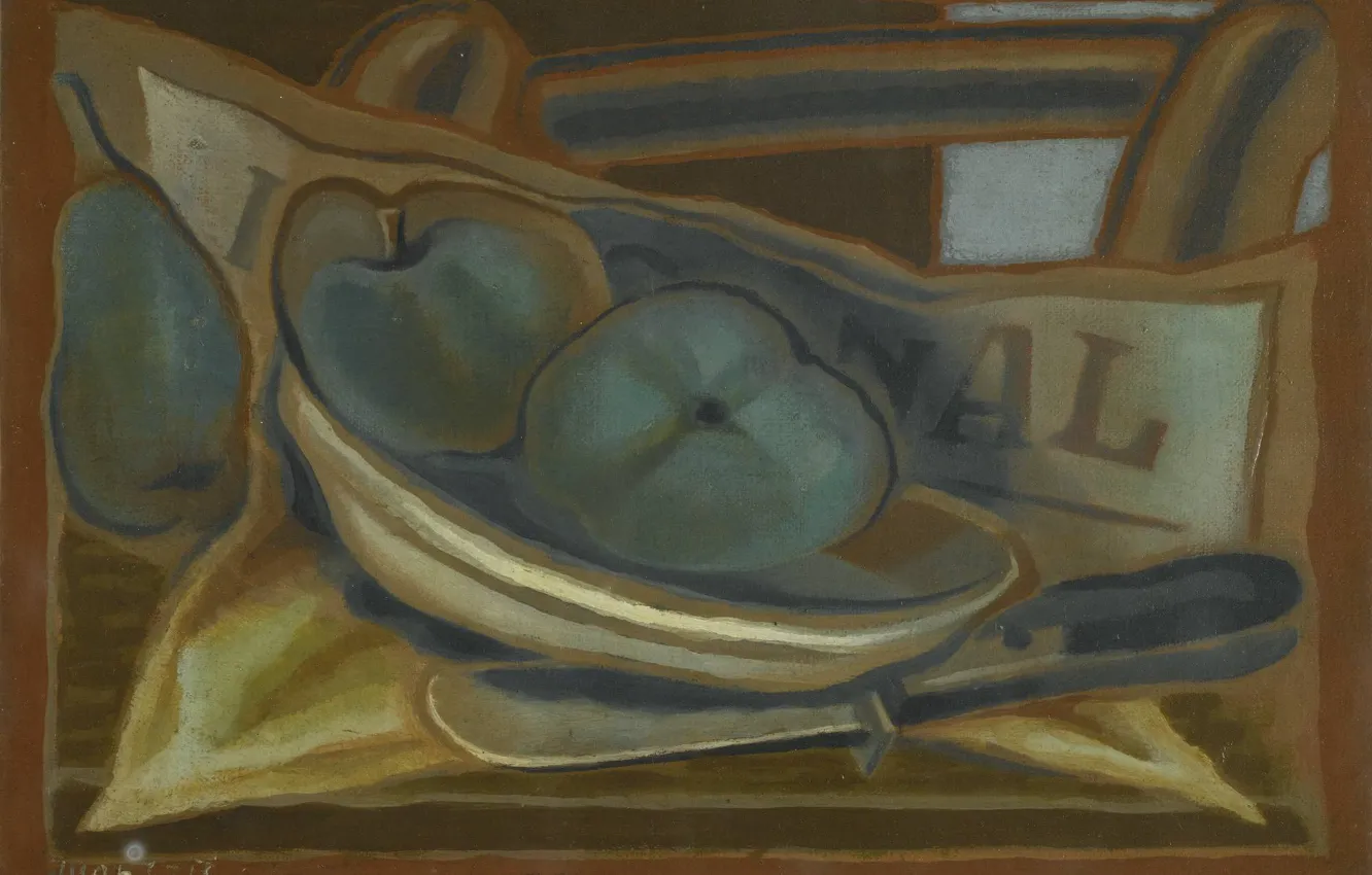 Photo wallpaper Apples, 1924, Juan Gris, Cubism