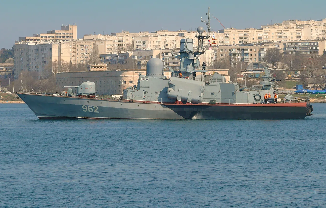 Photo wallpaper Sevastopol, large missile boat, Shuya