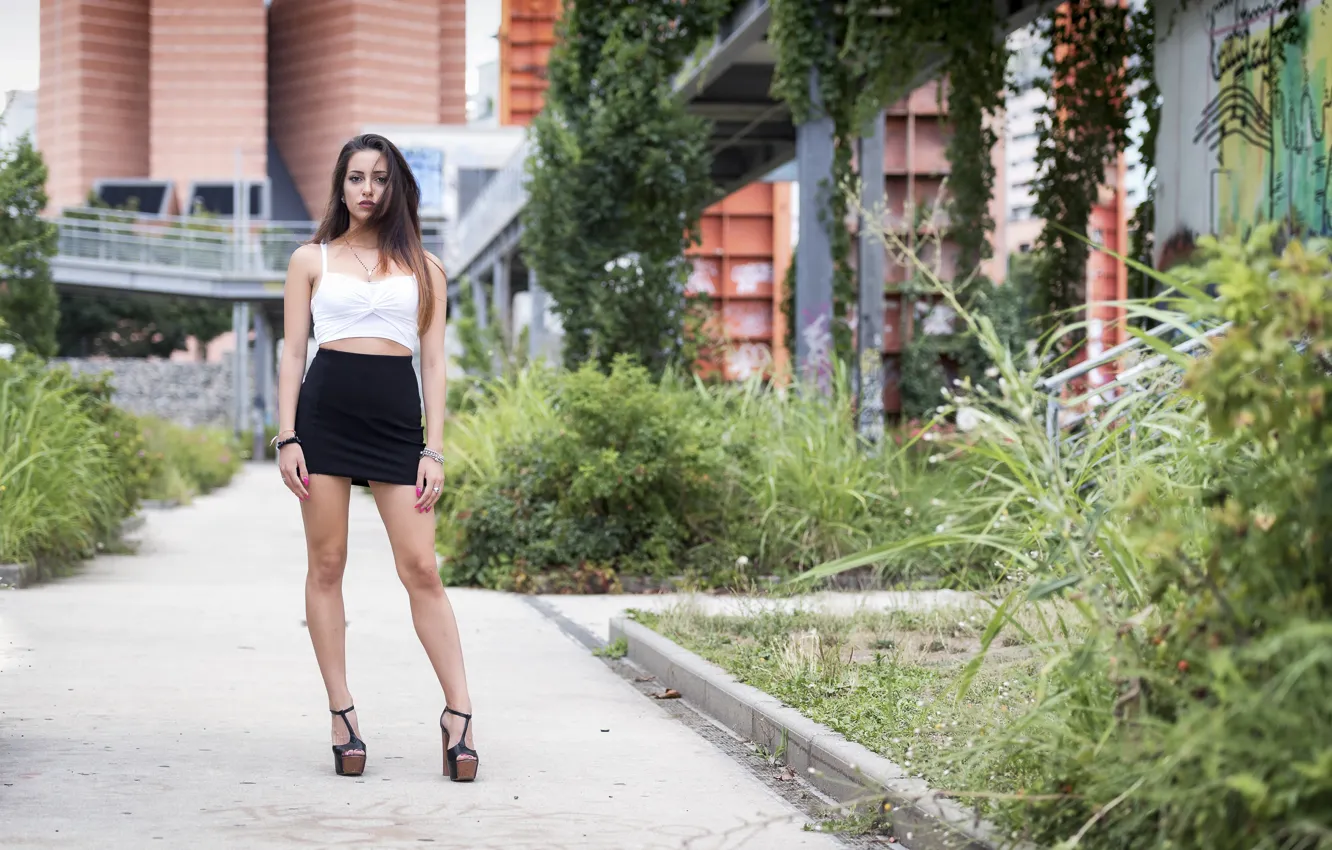 Photo wallpaper summer, look, model, hair, legs, beauty, Carlotta