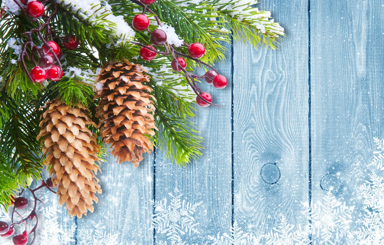 Photo wallpaper winter, snow, tree, New Year, Christmas, Christmas, bumps, winter