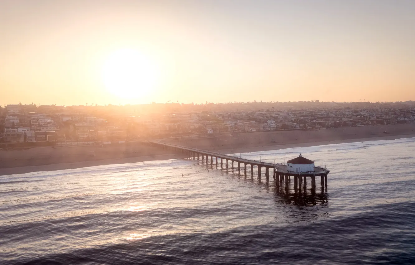 Photo wallpaper United States, California, Manhattan Beach