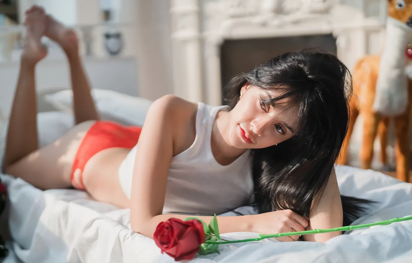 Photo wallpaper China, girl, sexy, girls, woman, model, asian, cute