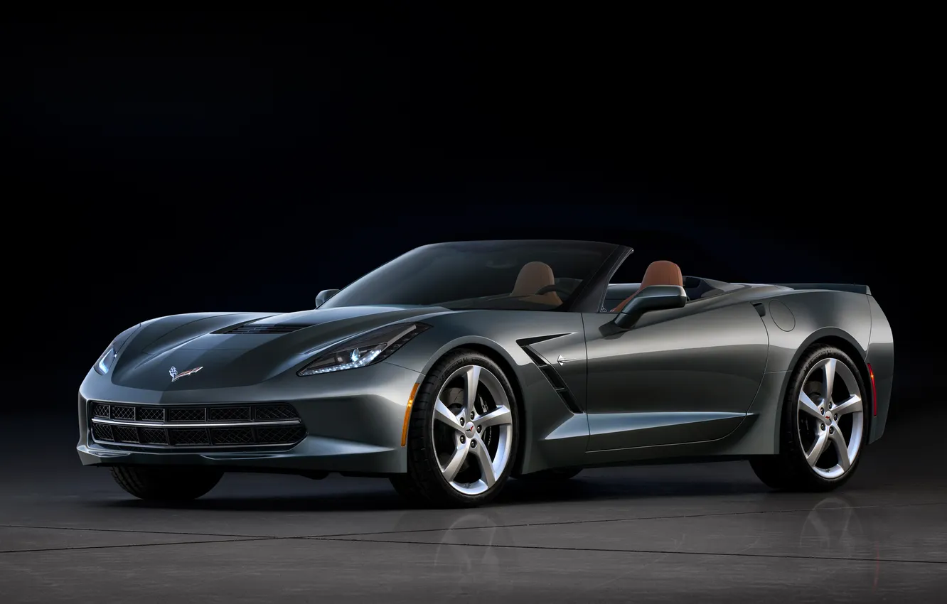Photo wallpaper Corvette, Chevrolet, beautiful, Chevrolet, Corvette, Convertible, Stingray
