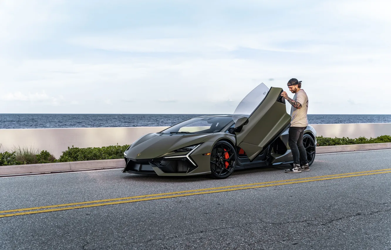 Photo wallpaper car, Lamborghini, Stir