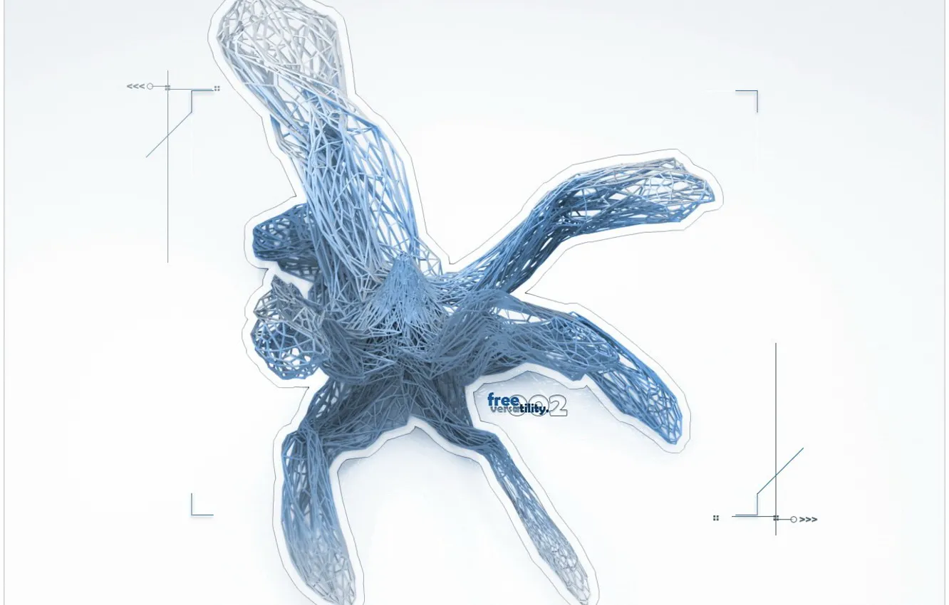 Photo wallpaper design, mesh, hands