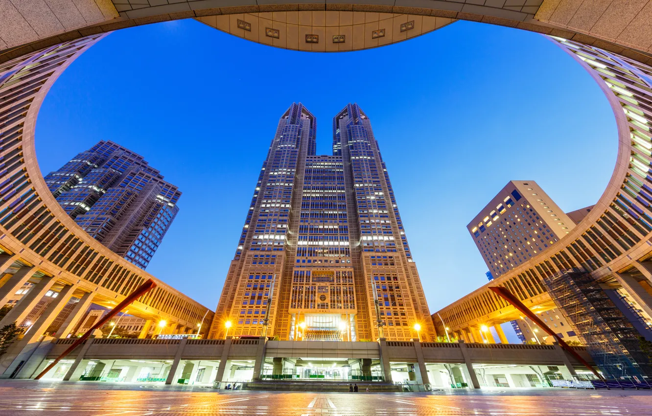 Photo wallpaper Japan, Tokyo, Metropolitan Government Building