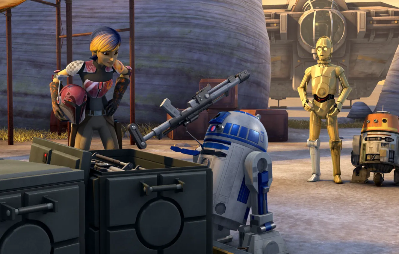 Photo wallpaper droids, Star wars: Rebels, Sabina, Star Wars: Rebels