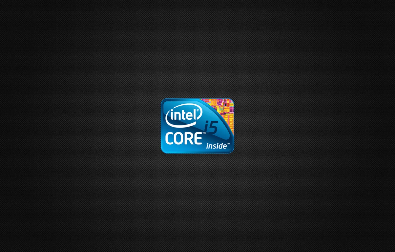 Photo wallpaper logo, core, intel, inside