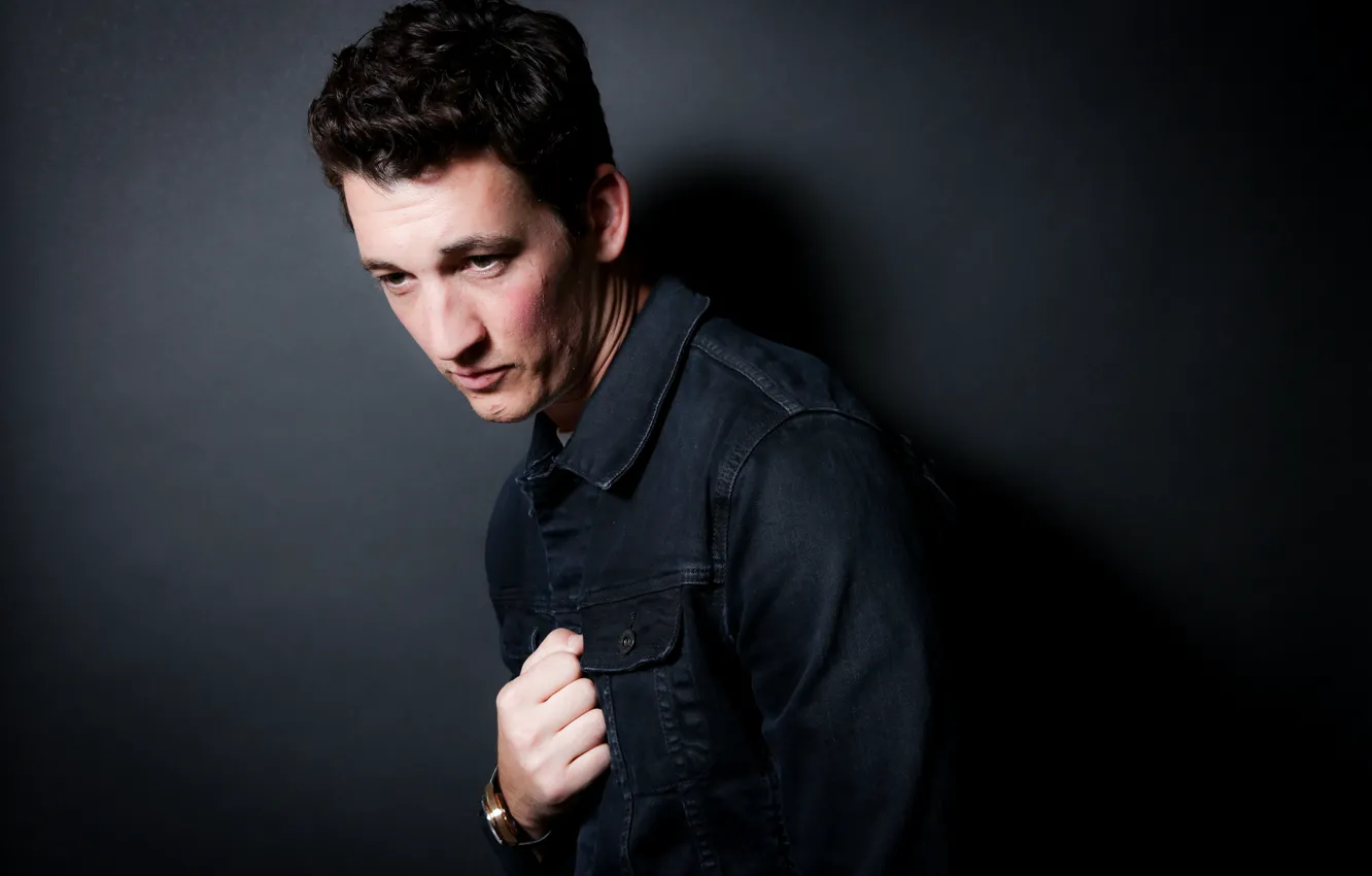 Photo wallpaper actor, photoshoot, for the film, Miles Teller, Miles Teller, Bleed for This, Rich Fury