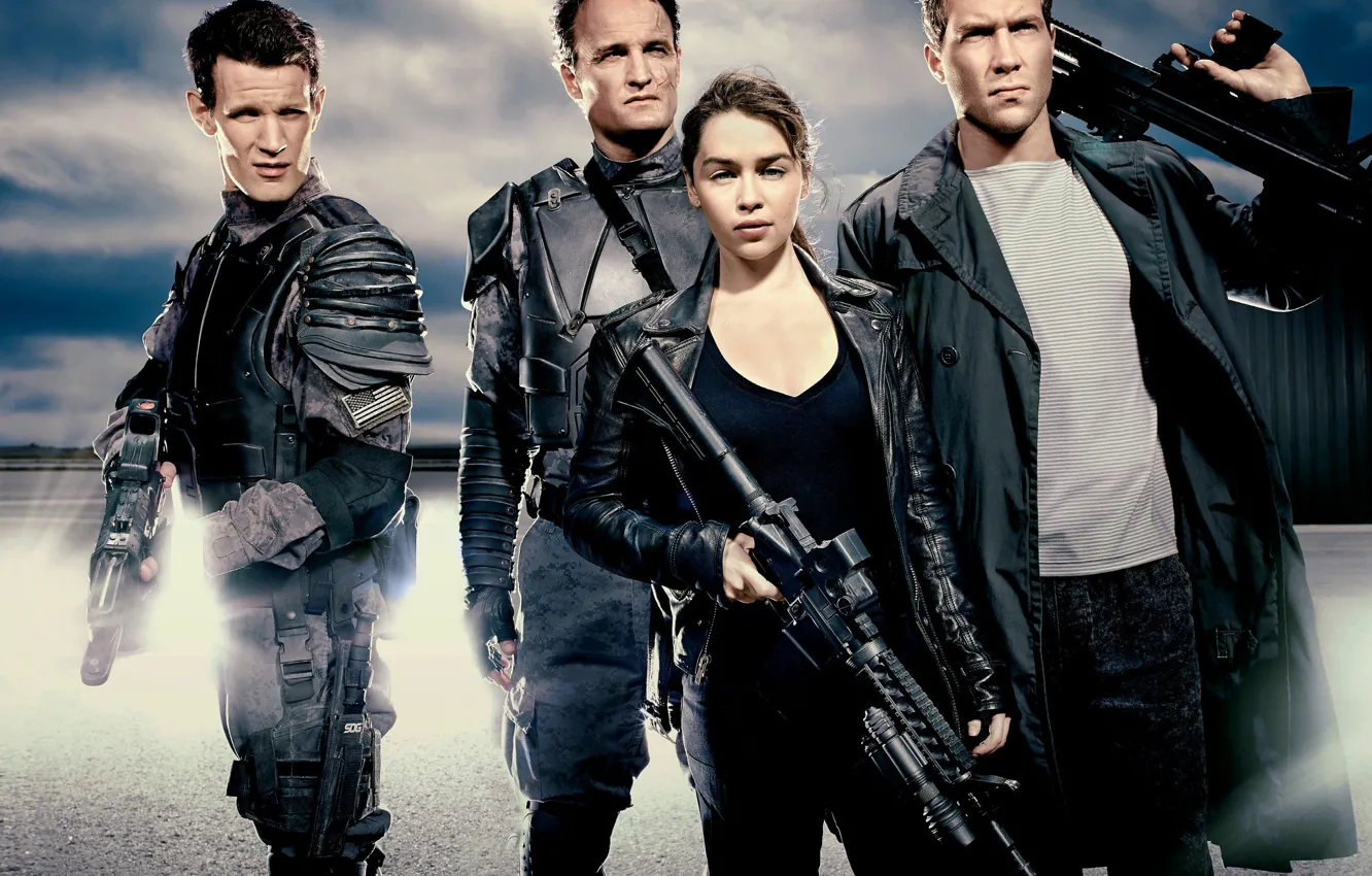 Photo wallpaper weapons, fiction, Jason, fighters, Emilia Clarke, Emilia Clarke, Matt Smith, Matt Smith